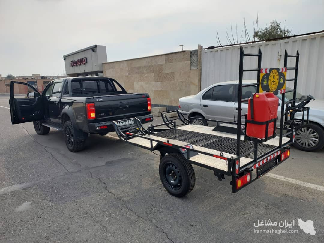 تولید و فروش یدک کش کفی تریلر موتور چهارچرخ surudan در آزادی تهران